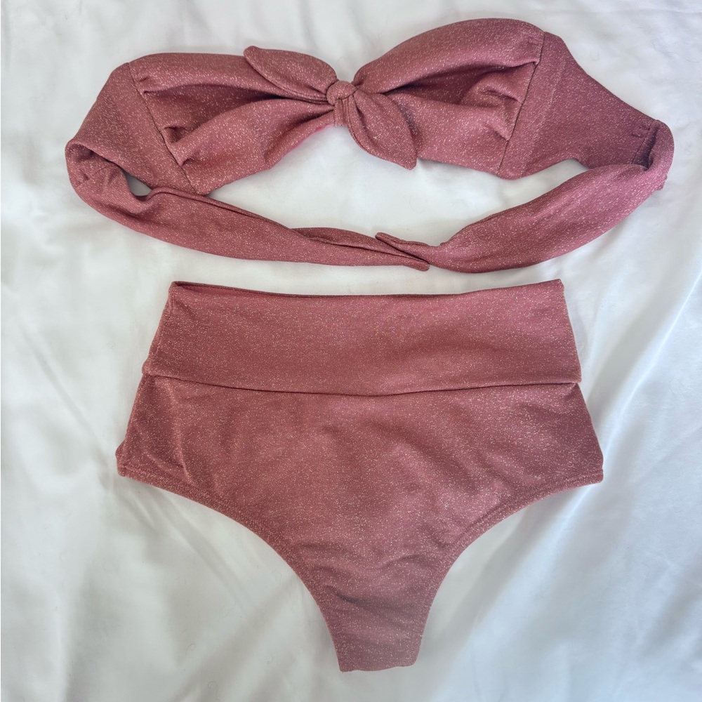 Montce Bikini Set - Mauve Sparkle
